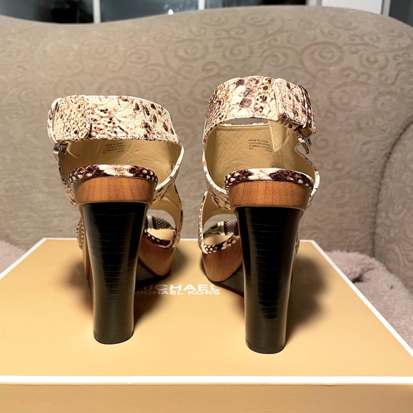 Michael Kors Josephine Wedge - Snakeskin - Picture 5 of 5